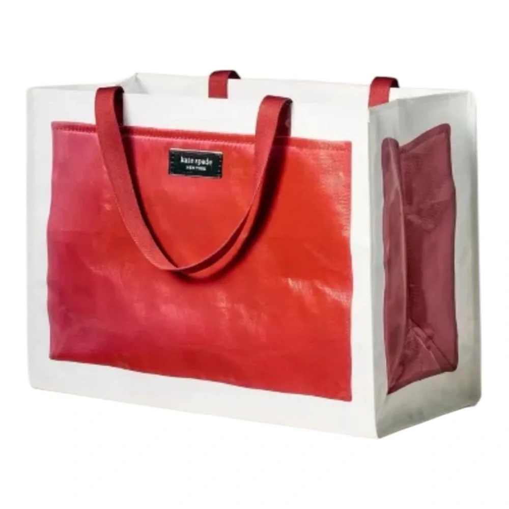 Kate Spade LIMIT EDITION x Target Large Red and White Tote Bag